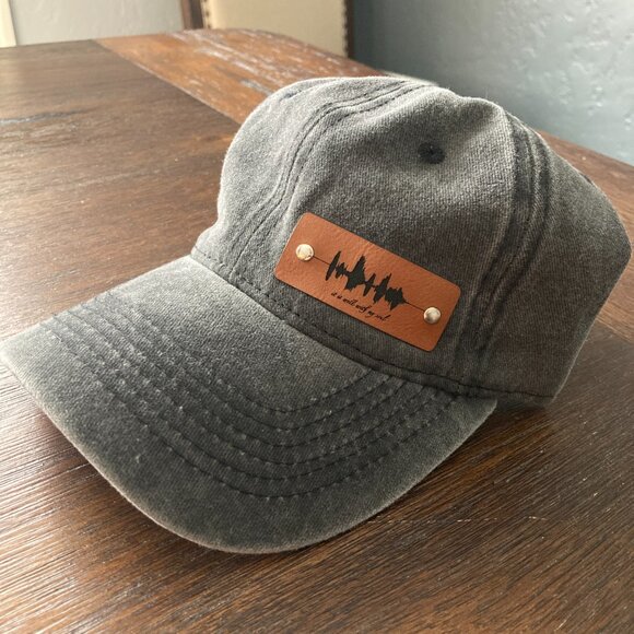 It Is Well With My Soul Soundwave Vintage Washed Black Hat - Picture 2 of 4